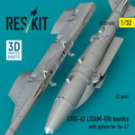 GBU-62 (JDAM-ER) bombs with pylons for Su-27 (2 pcs) (3D Printed) (1/32) - Image 3