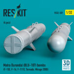 Matra Durandal (BLU-107) bombs (4 pcs) (3D Printed) (1/32) - Image 3
