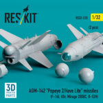 AGM-142 Popeye 2/Have Lite missiles (2 pcs) (3D Printed) (1/32) - Image 2