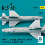 AGM-142 Popeye 2/Have Lite missiles (2 pcs) (3D Printed) (1/32) - Image 3