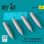 LRF-4 rocket launchers (4 pcs) (3D Printed) (1/32)