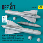 AGM-62 Walleye I missiles (2 pcs) with AN/AWG-16 data link pod (1 pcs) (3D Printed) (1/32) - Image 3
