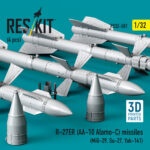 R-27ER (AA-10 Alamo-C) missiles (4 pcs) (3D Printed) (1/32) - Image 2