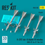 R-27ET (AA-10 Alamo-D) missiles (4 pcs) (3D Printed) (1/32)