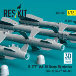 R-27ET (AA-10 Alamo-D) missiles (4 pcs) (3D Printed) (1/32) - Image 2