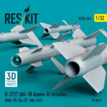 R-27ET (AA-10 Alamo-D) missiles (4 pcs) (3D Printed) (1/32) - Image 3
