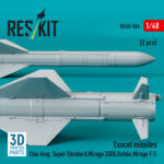 Exocet missiles (2 pcs) (3D Printed) (1/48) - Image 3