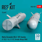 Matra Durandal (BLU-107) bombs (4 pcs) (3D Printed) (1/48) - Image 3