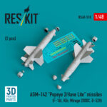 AGM-142 Popeye 2/Have Lite missiles (2 pcs) (3D Printed) (1/48) - Image 2