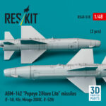 AGM-142 Popeye 2/Have Lite missiles (2 pcs) (3D Printed) (1/48) - Image 3