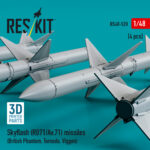 Skyflash (RB71/Av.71) missiles (4 pcs) (3D Printed) (1/48) - Image 3