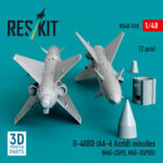 R-40RD (AA-6 Acrid) missiles (2 pcs) (3D printed) (1/48) - Image 2