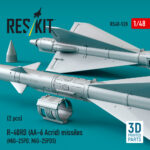 R-40RD (AA-6 Acrid) missiles (2 pcs) (3D printed) (1/48) - Image 3