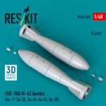FAB-500 M-62 bombs (2 pcs) (3D Printed) (1/48) - Image 2