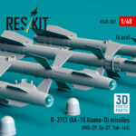 R-27ET (AA-10 Alamo-D) missiles (4 pcs) (3D Printed) (1/48) - Image 2