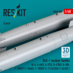 B43-1 nuclear bombs (2 pcs) (3D Printed) (1/48) - Image 2