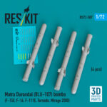 Matra Durandal (BLU-107) bombs (4 pcs) (3D Printed) (1/72)