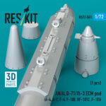 AN/ALQ-71(V)-3 ECM pod (1pcs) (3D Printed) (1/72) - Image 2