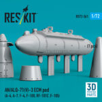 AN/ALQ-71(V)-3 ECM pod (1pcs) (3D Printed) (1/72) - Image 3