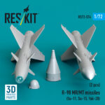 R-98 MR/MT missiles (2 pcs) (3D Printed) (1/72) - Image 2