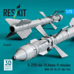 R-27EP (AA-10 Alamo-F) missiles (4 pcs) (3D Printed) (1/72) - Image 3