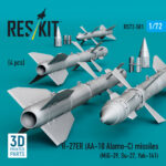R-27ER (AA-10 Alamo-C) missiles (4 pcs) (3D Printed) (1/72) - Image 3