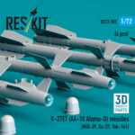 R-27ET (AA-10 Alamo-D) missiles (4 pcs) (3D Printed) (1/72) - Image 2