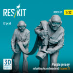 Purple jersey refueling team (modern) (scene 2) (2 pcs) (3D Printed) (1/32) - Image 2