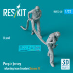 Purple jersey refueling team (modern) (scene 1) (2 pcs) (3D Printed) (1/72) - Image 2
