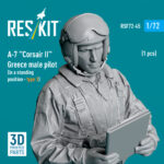 A-7 Corsair II Greece male pilot (in a standing position - type 3) (1 pcs) (3D Printed) (1/72) - Image 2