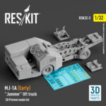 MJ-1A (Early) Jammer lift truck (3D Printed model kit) (1/32) - Image 3