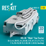 MD-3B Mule Tow Tractor (3D Printed model kit) (1/32) - Image 2