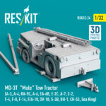 MD-3T Mule Tow Tractor (3D Printed model kit) (1/32) - Image 3