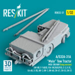 A/S32A-31A Mule Tow Tractor MSU-200 NAV (long version) (3D Printed model kit) (1/32) - Image 2