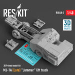 MJ-1A (Late) "Jammer" lift truck  (3D Printed model kit) (1/48) - Image 2