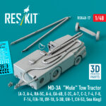 MD-3A Mule Tow Tractor (3D Printed model kit) (1/48) - Image 2