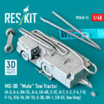 MD-3B Mule Tow Tractor (3D Printed model kit) (1/48) - Image 3