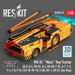 MD-3С Mule Tow Tractor (3D Printed model kit) (1/48)