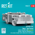 A/S32A-31A Mule Tow Tractor AS47A-1 GTE (GTCP-100) (long version) (3D Printed model kit) (1/48) - Image 2