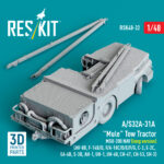 A/S32A-31A Mule Tow Tractor MSU-200 NAV (long version) (3D Printed model kit) (1/48) - Image 2