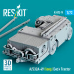 A/S32A-49 (long) Deck Tractor  (3D Printed model kit) (1/72) - Image 2