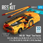 MD-3B "Mule" Tow Tractor (3D Printed model kit) (1/72)