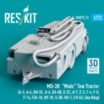 MD-3B "Mule" Tow Tractor (3D Printed model kit) (1/72) - Image 2