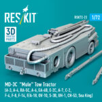MD-3С "Mule" Tow Tractor (3D Printed model kit) (1/72) - Image 2