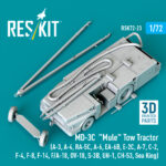 MD-3С "Mule" Tow Tractor (3D Printed model kit) (1/72) - Image 3