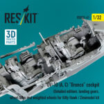 OV-10 (A,C) Bronco cockpit (Detailed edition), landing gear, wheel bays and weighted wheels for Kitty Hawk / Zimimodel kit (3D Printed) (1/32) - Image 2