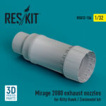 Mirage 2000 exhaust nozzle for Kitty Hawk / Zimimodel kit (3D Printed) (1/32) - Image 2