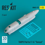 TARPS pod for F-14 Tomcat (1 pcs) (3D printed) (1/32)