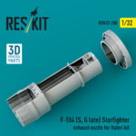F-104 (S, G late) Starfighter exhaust nozzle for Italeri kit (3D Printed) (1/32) - Image 2