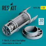 F-104 (S, G late) Starfighter exhaust nozzle for Italeri kit (3D Printed) (1/32) - Image 3